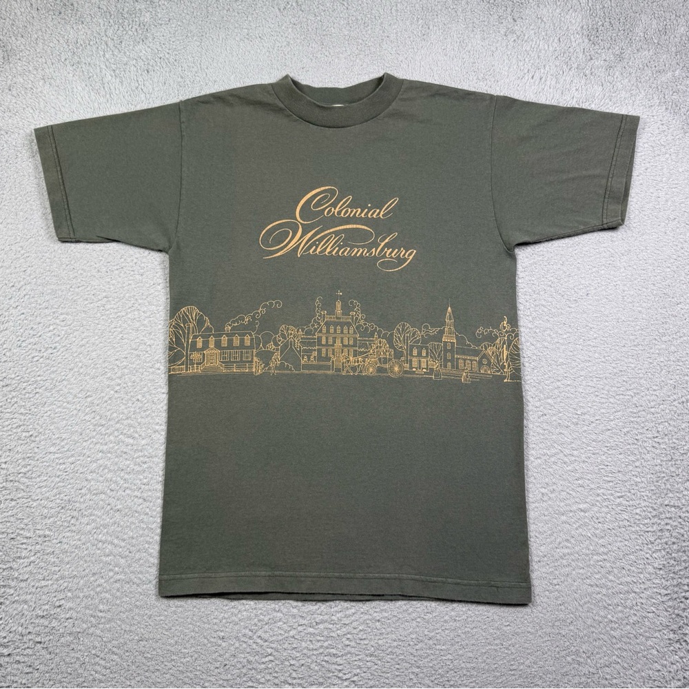 Vintage Colonial‎ Williamsburg wrap around T-shirt - Picture 2 of 4